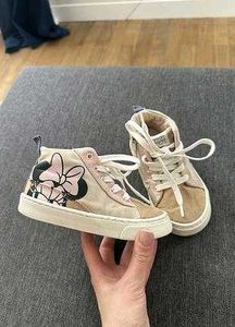 Zara Minnie Mouse High Top Sneakers