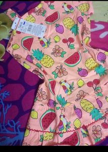 2-3 year Adorable Fruit Print Girls Dress