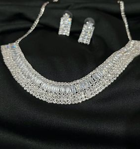 AD Necklace Set FrenchRetro Simple