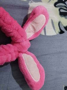 Cute Pink Bunny Ear Headband