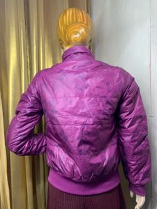 Purple Quilted Jacket