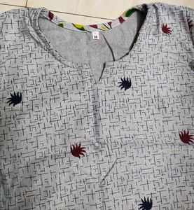 floral Printed Kurti Pant Set