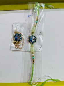 Beautiful Peacock 1 Rakhi &amp; 1bracletSet