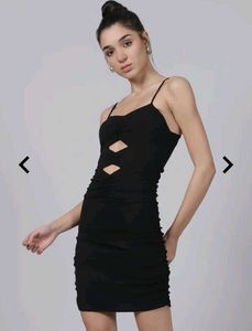 Chic Black Bodycon Mini Dress