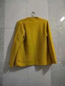 Yellow Cute Cardigan