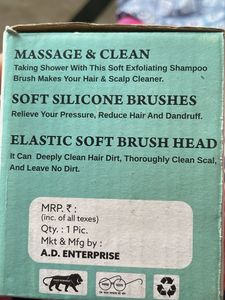 Hair Scalp Massagerand Garlic Press Combo