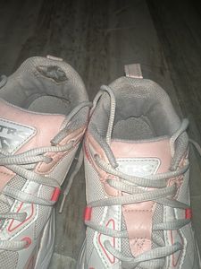 PUMA White &amp; Pink Sneakers