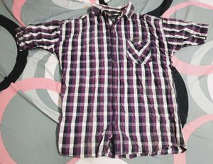 Men's Plaid Short Sleeve Shirt