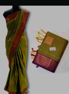 New trendy soft silk allover boota saree