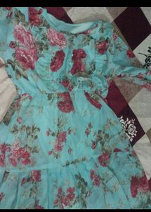 Layer Frock with  Heartshape Lipstick Free