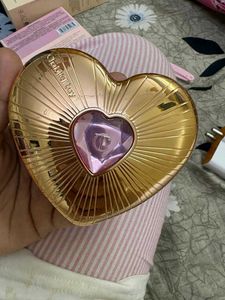 Heart-Shaped Compact Makeup Case