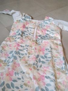 Floral Print Kurta