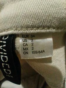 H&amp;M wide Leg beige Pants