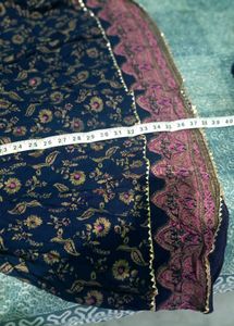 Beautiful Navy blue Anarkali set