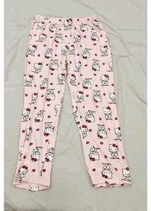 Pink Hello Kitty Print Pyjamas