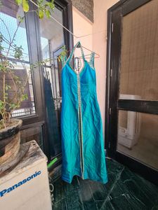 Designer Slit Gown