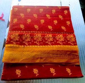 Sungudi cotton saree