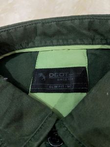 DCOT Men's Solid Color Casual Shirt