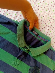 Men's Striped Polo T-Shirt