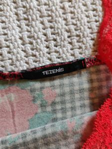 tezenis Floral Lace Trim Cami Top