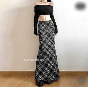 savana Plaid Maxi Skirt