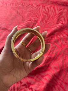 Elegant Teal &amp; Gold Bracelet