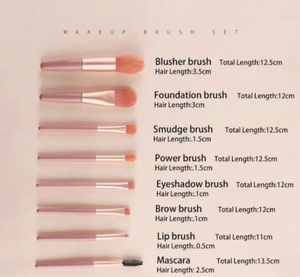 Makeup Brush Set with Pouch