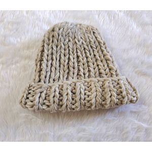 Big Size Knitted look crochet 🧶 Beanie