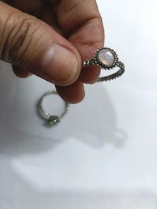 Set of 3 Gemstone Rings
