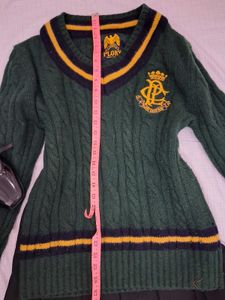 Vintage Style Green Sweater Vest