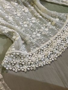 Sheer Floral Lace Long Sleeve Top