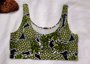 Very Fancy And Amazing Pineapple Crop Top