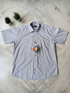 Men's Classic Grey Half Sleeve Shirt