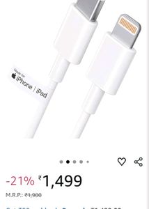 Apple USB-C to Lightning Cable (1m)