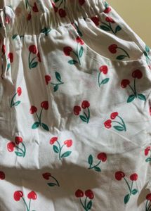 Cute Cherry Print Shorts