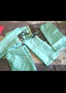 Beautiful Teal pillow cover with Embellishments