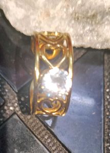 Gold Tone Statement Ring