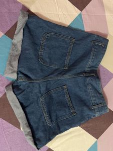 High Waisted Denim Shorts