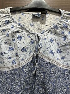 Ladies Designer Blue Top
