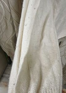 Elegant White Knit Dress