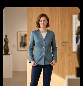 Elegant Blue Blazer for Professional Style