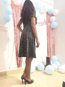 OVS Chic Black &amp; White Print A-Line Dress