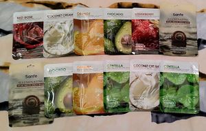 12 Korean Sheet Masks