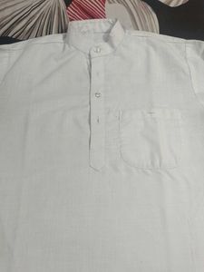 Men's White Kurta Set