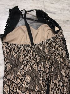 Elegant Lace Beaded Dress