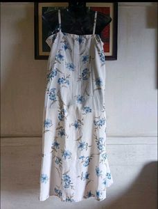 Floral Print High-Low Dress
