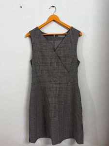 Classic Plaid Sheath Dress