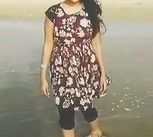 Floral Print Dress sleeveless