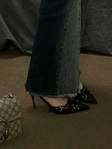 Buckle Pencil Heels