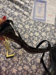Saint Laurent Black Patent Heels